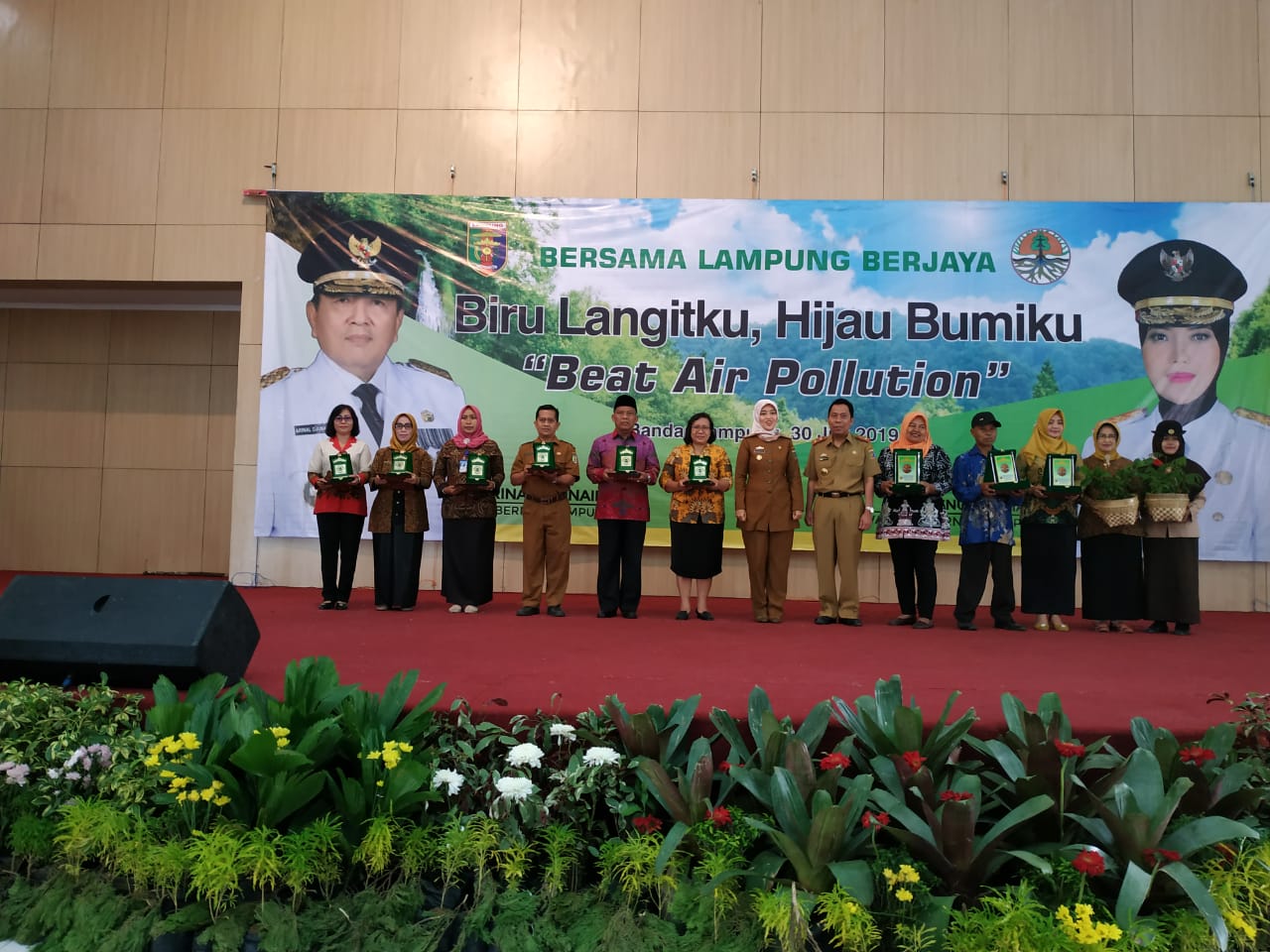  KWT Mulia Lampung Tengah dan SDN 1 Gunung Madu, Lampung Tengah Raih Penghargaan Adiwiyata dan Kalpataru Tingkat Provinsi Tahun 2019